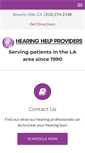 Mobile Screenshot of hearinghelpproviders.com